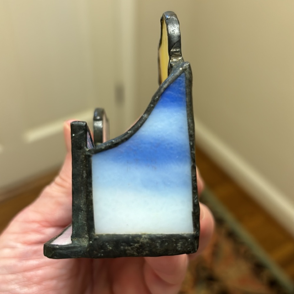 Stain Glass Double Heart Card Holder - Picture 14 of 15